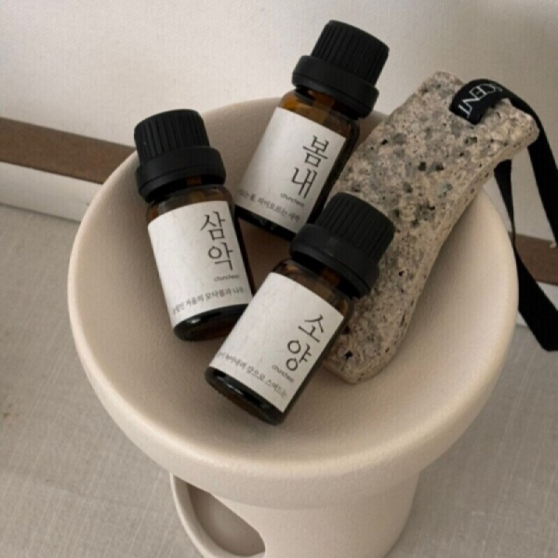 센트정원,춘천향기산책 봄내 드롭퍼 디퓨저 오브제 세트